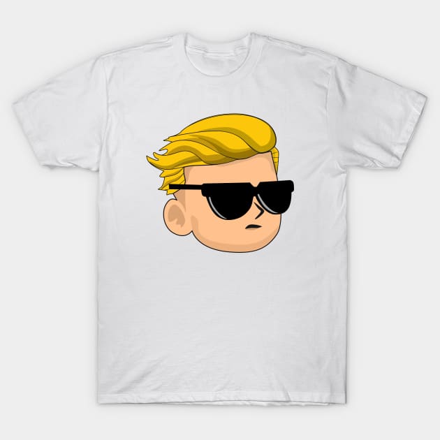 WSB Kid Head T-Shirt by djhyman